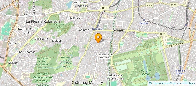 localisation de l'entreprise SCI VOTADORO à SCEAUX