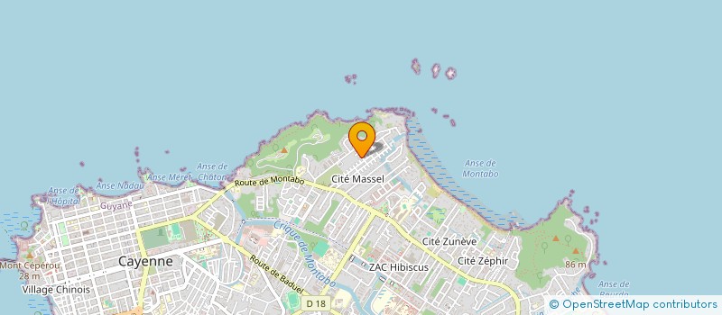 localisation de l'entreprise SCI VOTCLE  CAYENNE