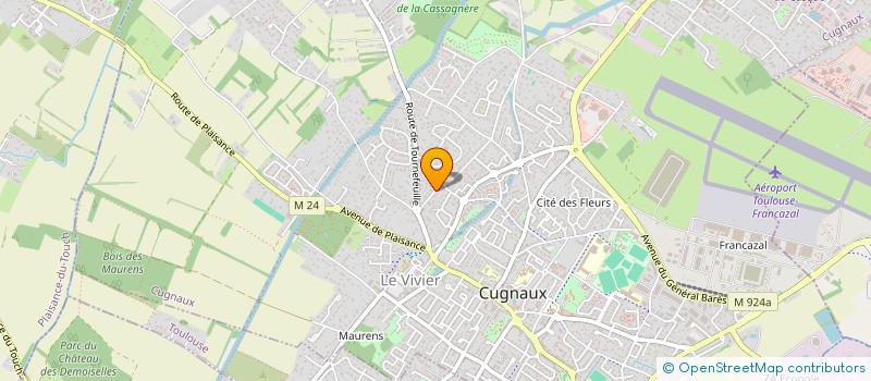 localisation de l'entreprise SCI VOUILLAMOZ  CUGNAUX