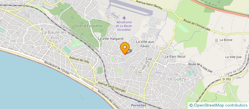 localisation de l'entreprise SCI VOURC'H BERTIN à LA BAULE-ESCOUBLAC