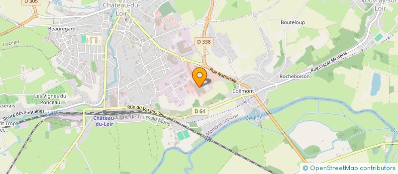 localisation de l'entreprise SCI VOUVRAY  MONTVAL-SUR-LOIR