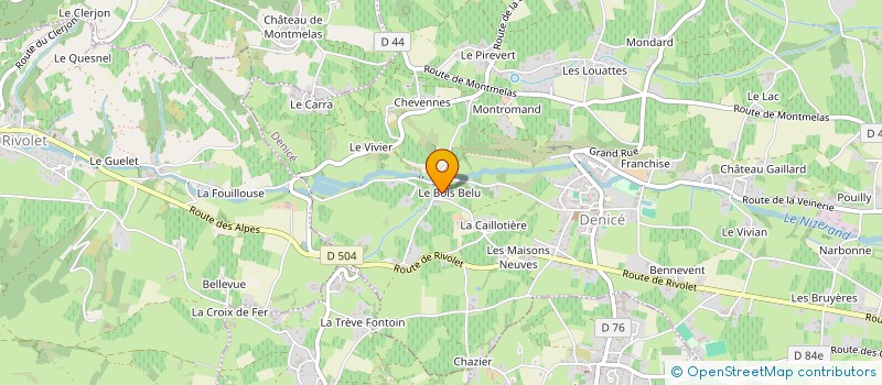 localisation de l'entreprise SCI VOUZANCE  DENICE