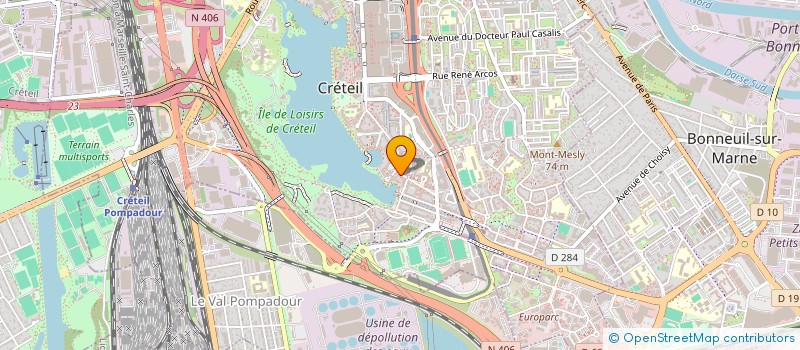 localisation de l'entreprise SCI VOVOLF à CRETEIL