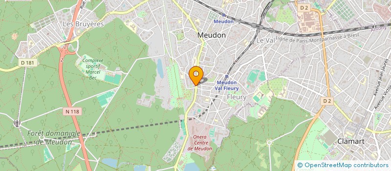 localisation de l'entreprise SCI VOX à MEUDON