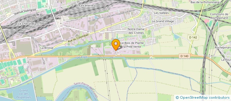 localisation de l'entreprise SCI VOXLY  LA VILLE-AUX-DAMES