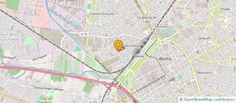 localisation de l'entreprise SCI VOYAGE AVEC LEA  REIMS