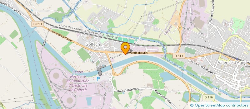 localisation de l'entreprise SCI VP  GOLFECH