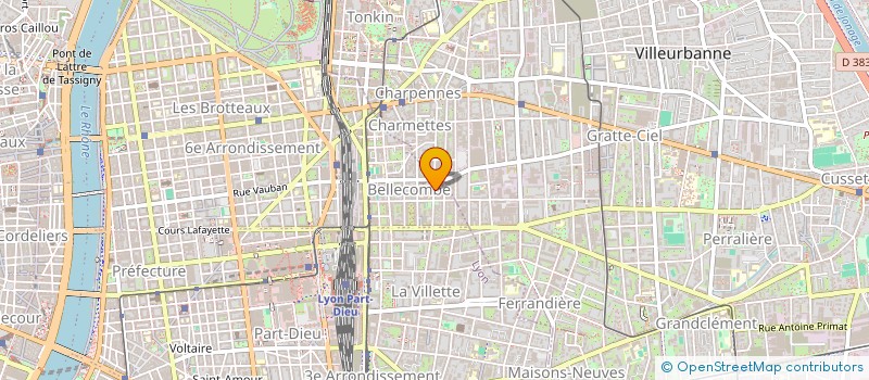 localisation de l'entreprise SCI VP 69  LYON