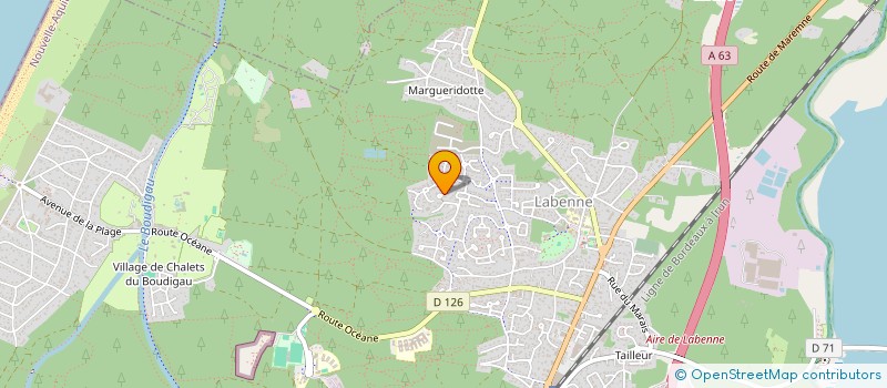 localisation de l'entreprise SCI VP à LABENNE
