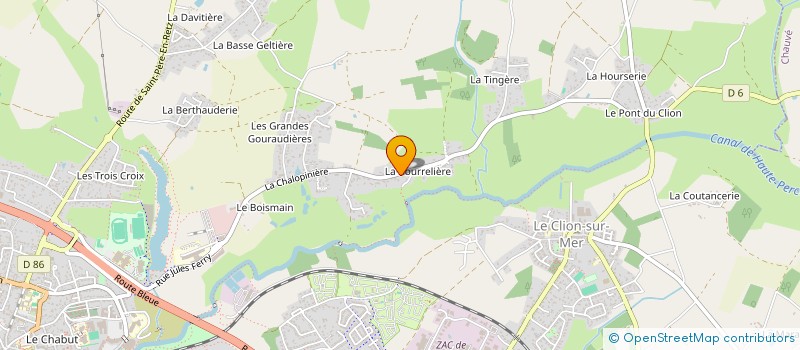 localisation de l'entreprise SCI VP ATLANTIQUE  PORNIC