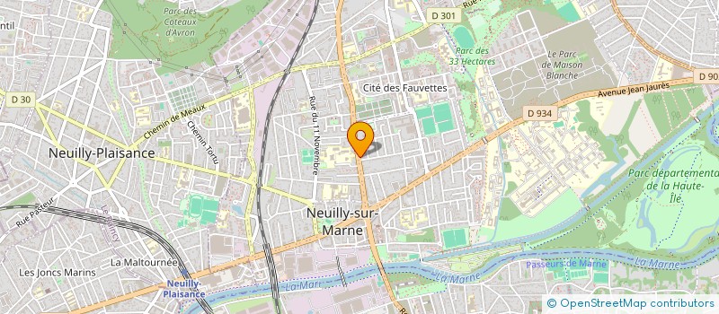 localisation de l'entreprise SCI VP & CD à NEUILLY-SUR-MARNE