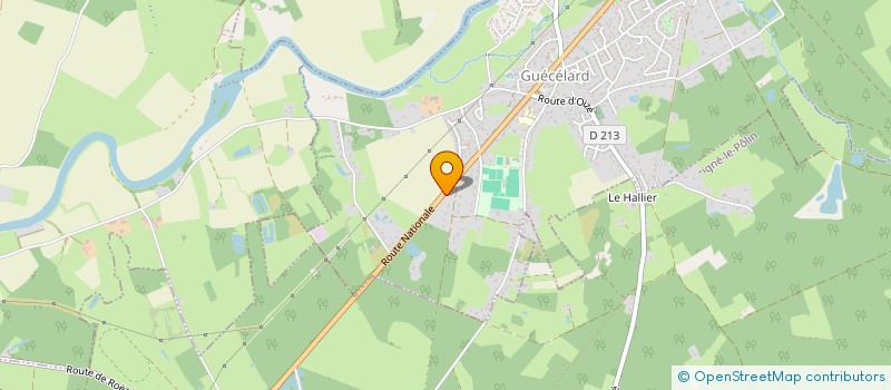 localisation de l'entreprise SCI VP IMMOBILIER  GUECELARD