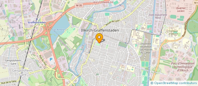 localisation de l'entreprise SCI VP PARK  ILLKIRCH-GRAFFENSTADEN