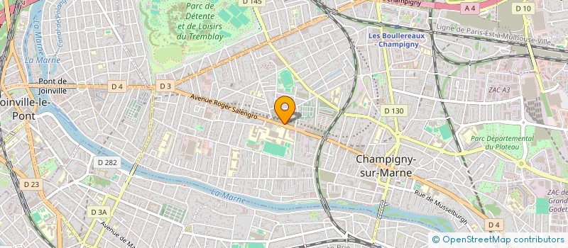 localisation de l'entreprise SCI VP PRO  CHAMPIGNY-SUR-MARNE