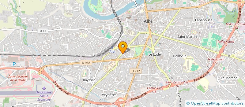 localisation de l'entreprise SCI VPA à ALBI