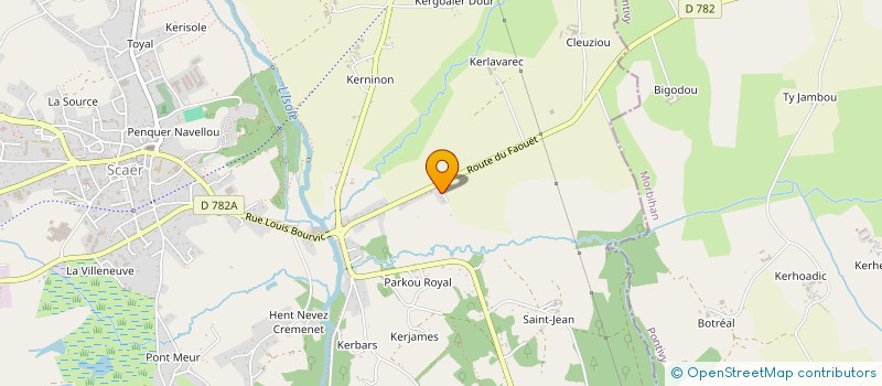 localisation de l'entreprise SCI VPAE  SCAER