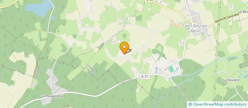 localisation de l'entreprise SCI VPASP IMMO  SAINT BIEZ EN BELIN