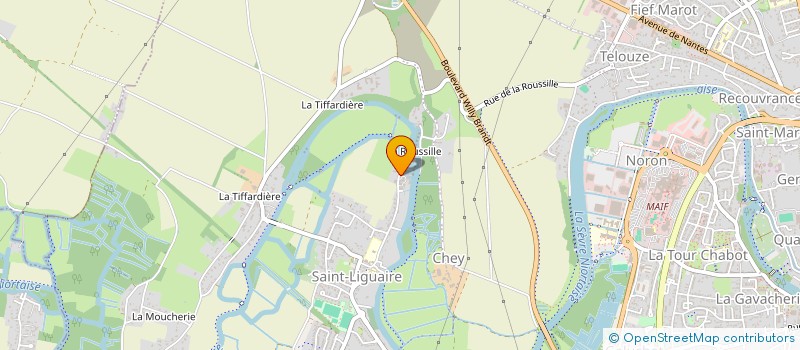 localisation de l'entreprise SCI VPB  NIORT