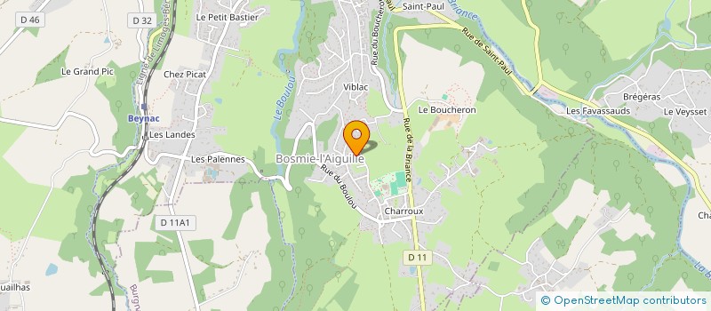 localisation de l'entreprise SCI VPEC  BOSMIE-L'AIGUILLE