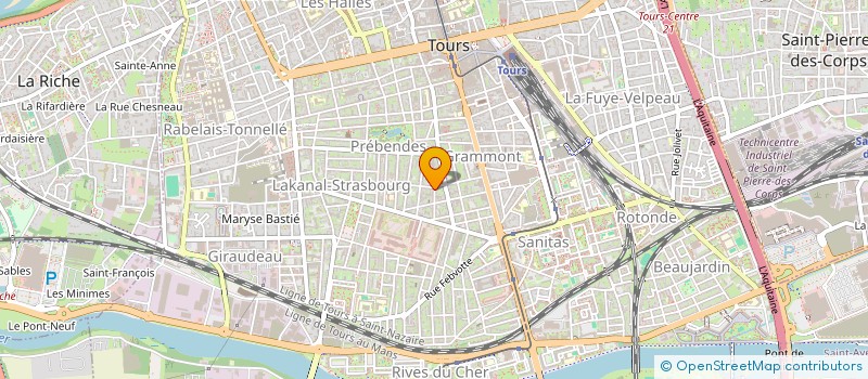 localisation de l'entreprise SCI VPEM  TOURS