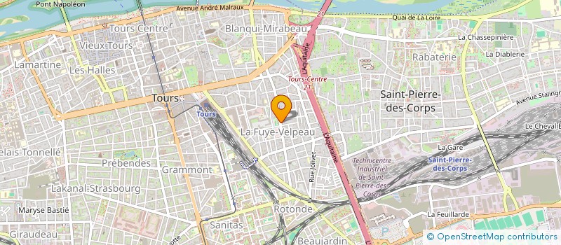 localisation de l'entreprise SCI VPF  TOURS