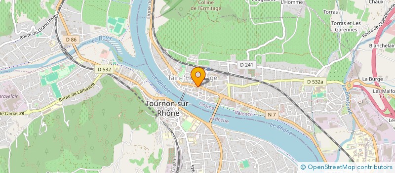 localisation de l'entreprise SCI VPFB  TAIN-L'HERMITAGE