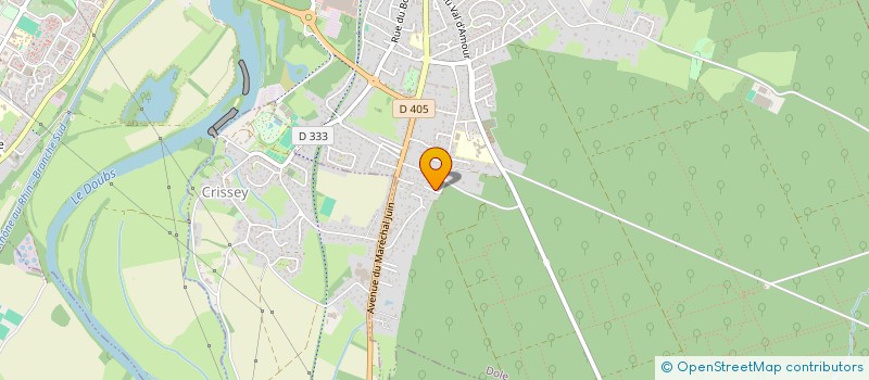 localisation de l'entreprise SCI VPFIRST à DOLE