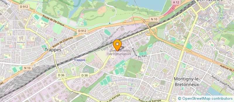 localisation de l'entreprise SCI VPH MONTIGNY  MONTIGNY-LE-BRETONNEUX