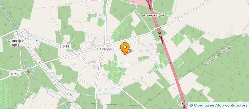 localisation de l'entreprise SCI VPI  SAUGON