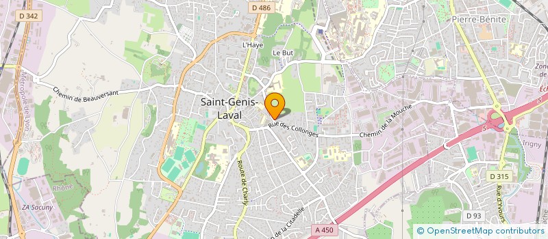 localisation de l'entreprise SCI VPI  SAINT-GENIS-LAVAL