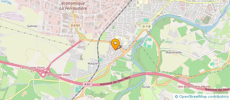 localisation de l'entreprise SCI VPL à CARCASSONNE