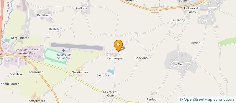 localisation de l'entreprise SCI VPLG  NOYAL-PONTIVY