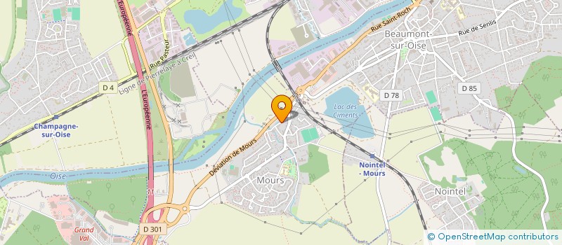 localisation de l'entreprise SCI VPM  SAINT-OUEN-L'AUMONE