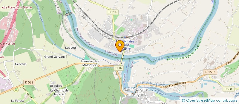 localisation de l'entreprise SCI VPO  SAINT-HILAIRE-DU-ROSIER