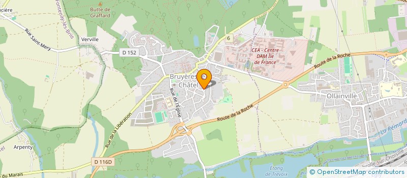 localisation de l'entreprise SCI VPSM  BRUYERES-LE-CHATEL