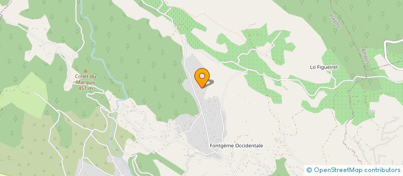 localisation de l'entreprise SCI VR  FLAYOSC