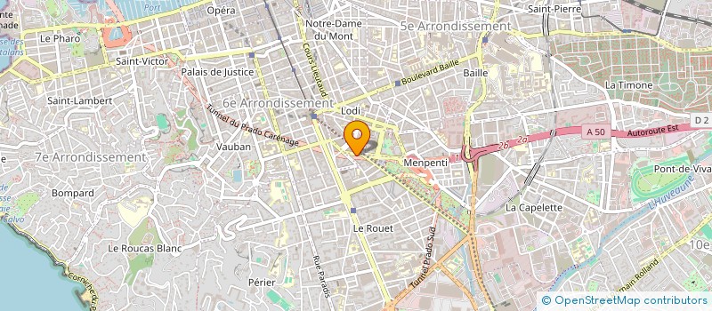 localisation de l'entreprise SCI VR ESTATE à MARSEILLE