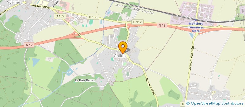 localisation de l'entreprise SCI VR INVEST  GALLUIS