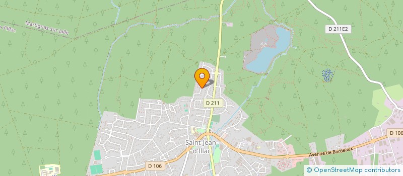 localisation de l'entreprise SCI VR2M  SAINT-JEAN-D'ILLAC