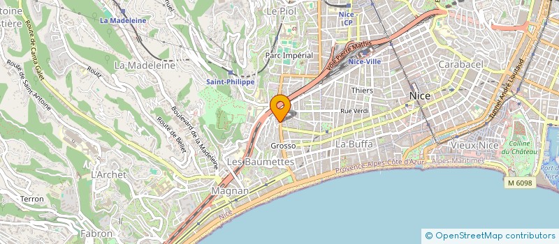 localisation de l'entreprise SCI VR402 à NICE