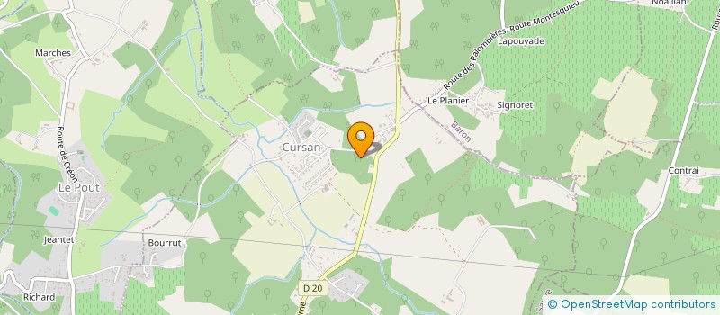 localisation de l'entreprise SCI VRAI CAILLOU  CURSAN