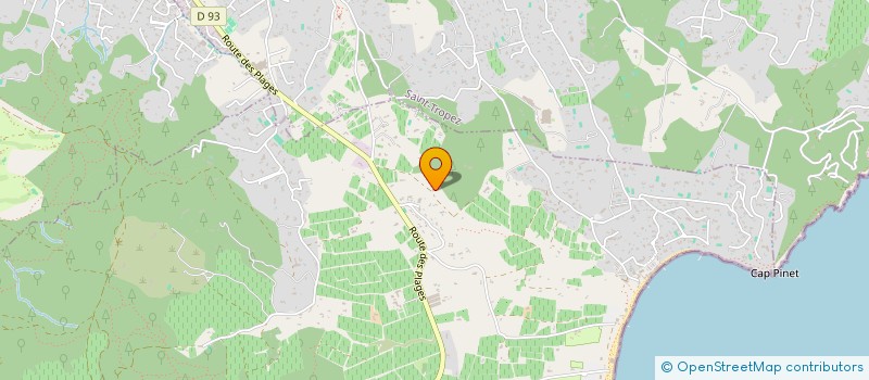 localisation de l'entreprise SCI VRAMATUELLE  RAMATUELLE