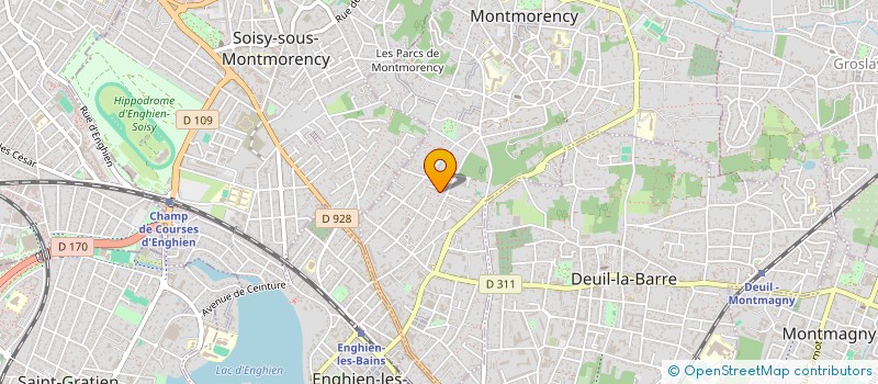 localisation de l'entreprise SCI VRAUCOURT à MONTMORENCY