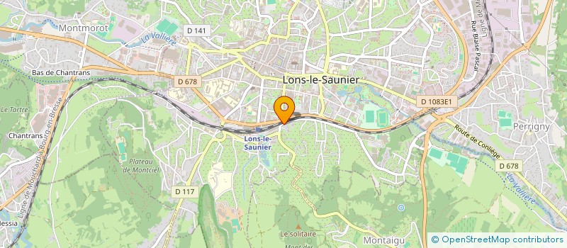 localisation de l'entreprise SCI VRDB  LONS-LE-SAUNIER