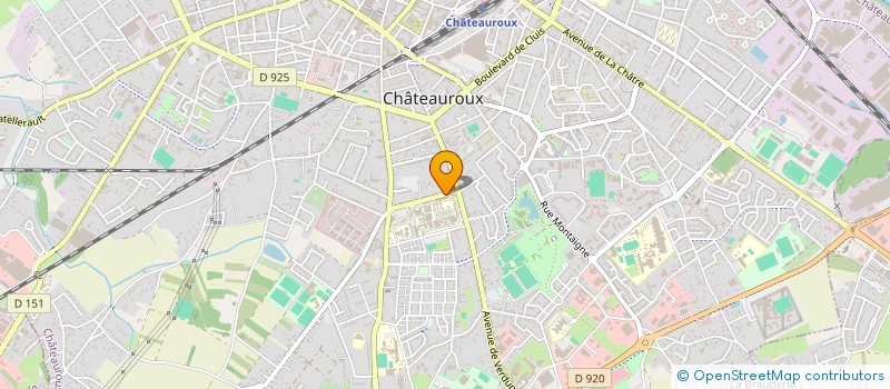 localisation de l'entreprise SCI VRESS à CHATEAUROUX