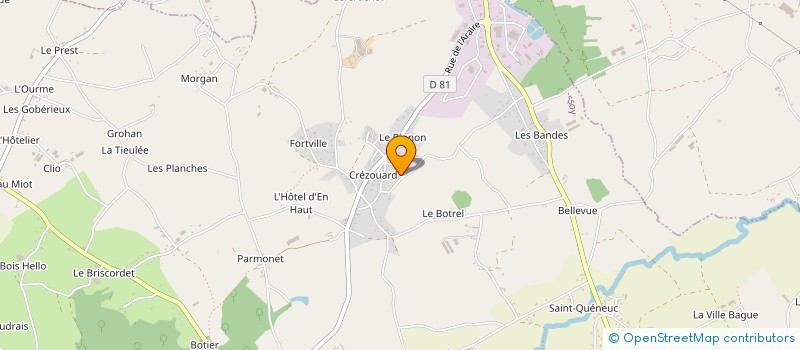 localisation de l'entreprise SCI VRIGNAUD & CO  HILLION