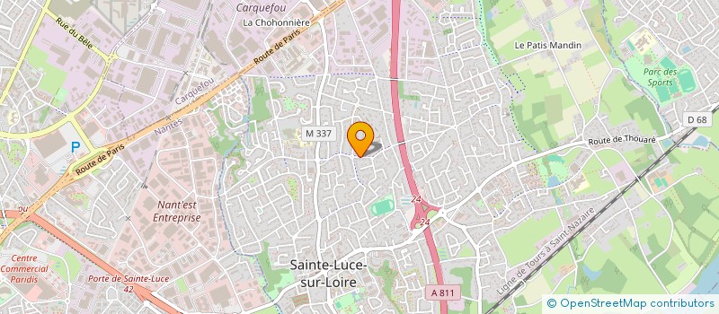 localisation de l'entreprise SCI VRIGNAUD MANO  SAINTE-LUCE-SUR-LOIRE