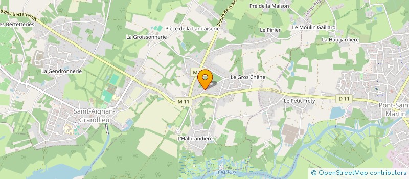 localisation de l'entreprise SCI VRIGNAUD TANGUY  SAINT-AIGNAN-GRANDLIEU