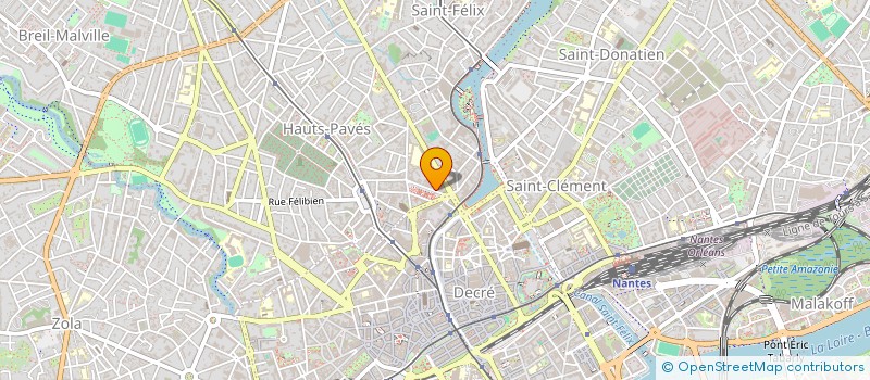 localisation de l'entreprise SCI VRIGNON à NANTES