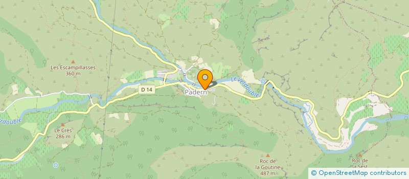 localisation de l'entreprise SCI VRM  PADERN